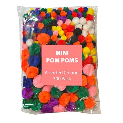Pom Poms Mix Asst /300
