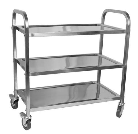 3-Shelf Serving Trolley S/S XHD 950X550X940Mm