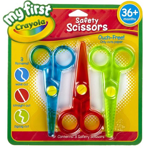 Crayola Safety Scissors 3Pk Asst
