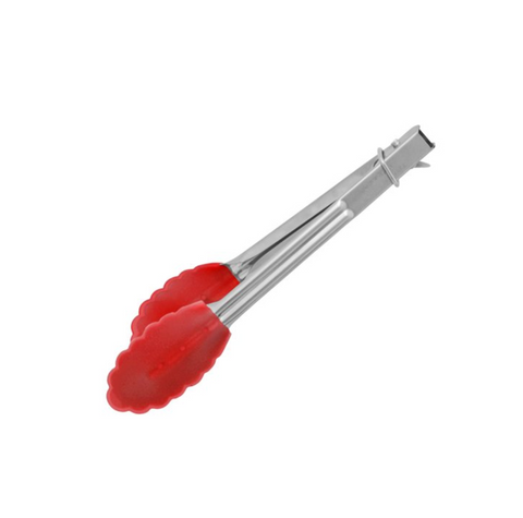 Utility Tong With Red Silicone Head 180Mm