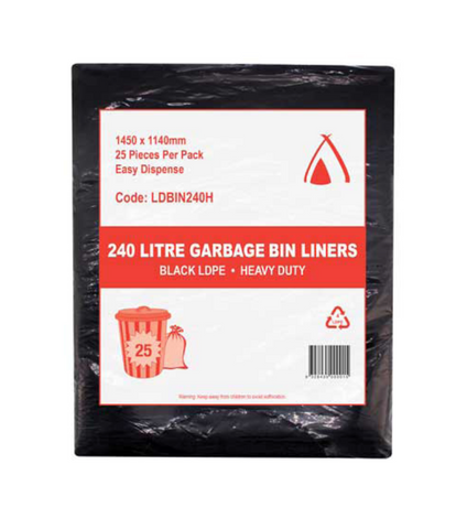 Heavy Duty - Black Ldpe 240Lt H/Duty Ind (4)
