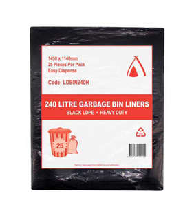 Heavy Duty - Black Ldpe 240Lt H/Duty Ind (4)