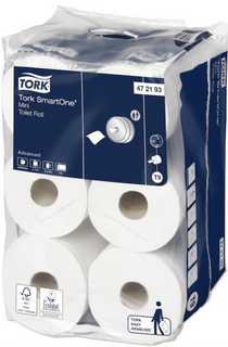 Tork Smartone Mini Toilet Roll 2 Ply T9 620 Sheet /12