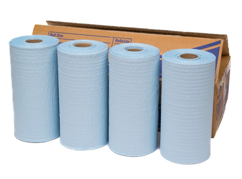 Roar Wipers 24.5Cm X 70M Blue Roll