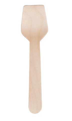 One Tree Waxed Wooden Gelato Spoons /2000