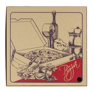 Pizza Box Brown Gourmet 15" / 50