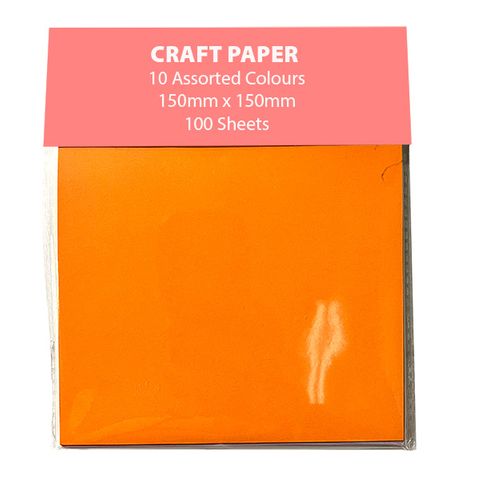 Craft Paper 150X150Mm 100 Pack