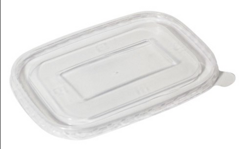 Lid PP To Suit Paperboard Rectangular Containers 500ml To 1000ml Clear /300