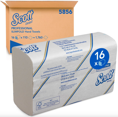 KCA Scott Slimfold Hand Towel 110Sh / 16