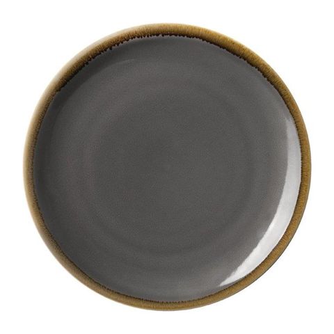 Olympia Kiln Round Coupe Plate 280Mm Smoke /4