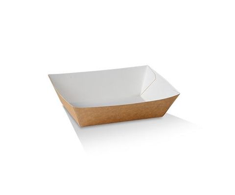 Takeaway Cardboard Tray #2 Small Kraft