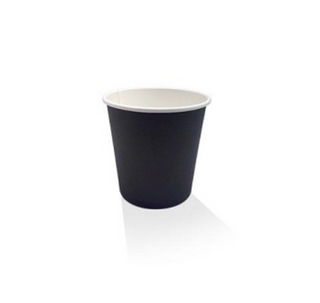 Single Wall Cup 118ml 4oz Black