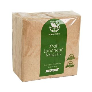 Napkins 2Ply Lunch B/Kraft Fold / 100 (20)