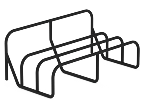 JA-023 Plat Jan Cart 3 Mop Bracket