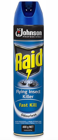 Raid Flying Insect Odourless 400Gm ( New Line)