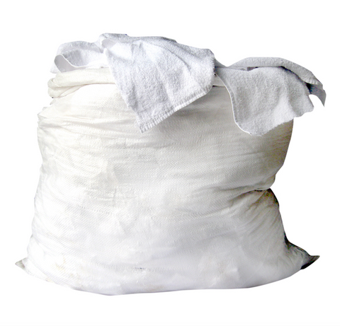 White Toweling Rags 10Kg