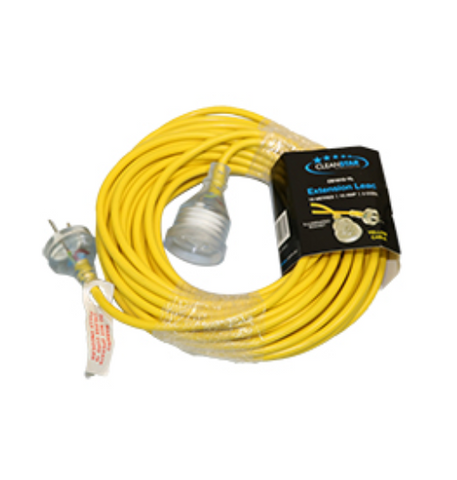 Extension Lead Yellow 10Amp 18M