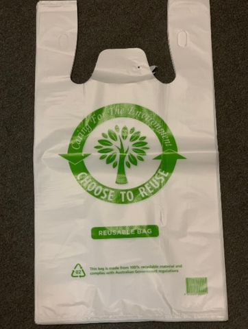 Reusable Singlet Bag Large  (QLD Compliant)