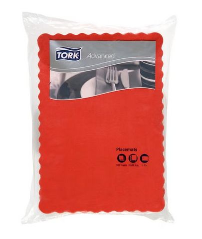 Tork Placemat Embossed Red