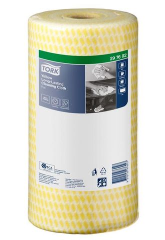 Tork Cleaning Cloth Roll Heavy Duty Yellow 90 Sheet