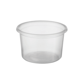 Castaway Reveal Clear Round Portion Control Plastic Containers 100ml /50