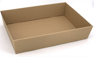 Brown Catering Tray Medium 360 X 255 X 80mm /50