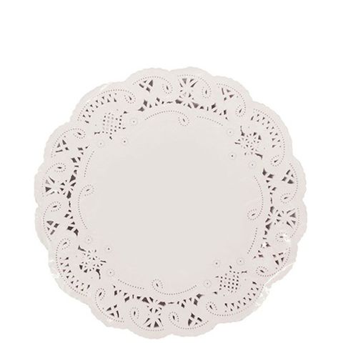 Doyley Round White Lace 8" 210 Mm /2000