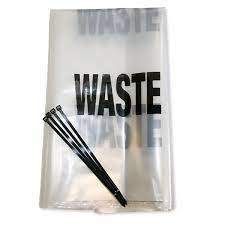 Anti-Static Printed Waste Disposal Bags With Cable Ties