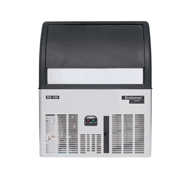 Scotsman Ice Machine XSafe Self Contained Dice 100kg Day 37kg Storage Bin