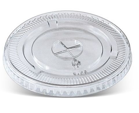 PET Flat Lid X Slot To Suit PET Cups