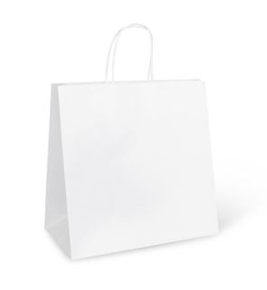Detpak Large Twist Handle Bag White 18Kg / 250