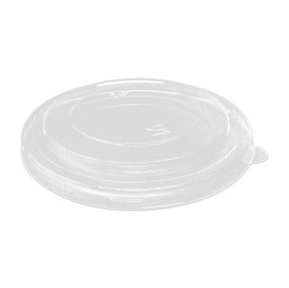 Salad Bowl PET Lid Raised 185mm To Suit Salad Bowl PE Coated 42oz