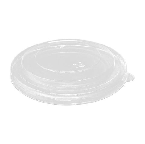 Salad Bowl PET Lid Raised 185mm To Suit Salad Bowl PE Coated 42oz