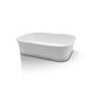 Rectangular Container PLA Coated White 1000ml