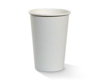 Single Wall Paper Cup PE Coated White 10oz 295ml