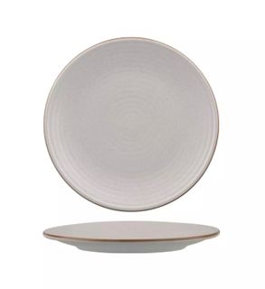Zuma Mineral Round Coupe Ribbed Plate 210mm