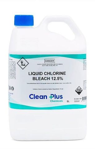 Liquid Chlorine (12.5% Bleach) 5L