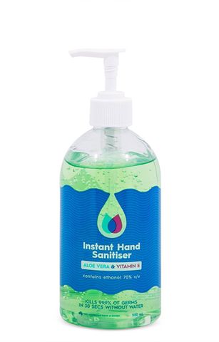 Instant Hand Sanitiser Bottle 500Ml