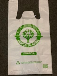 Reusable Singlet Bag Large  (QLD Compliant)