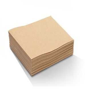 Cocktail Napkin 1/4 Fold Quilted Kraft