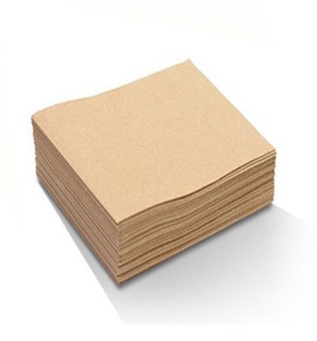 Cocktail Napkin 1/4 Fold Quilted Kraft