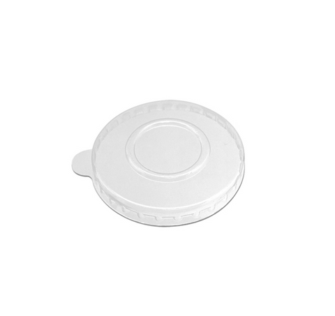 PET Lid 65mm To Fit Sugarcane Portion Sauce Cup Kraft PTUC002