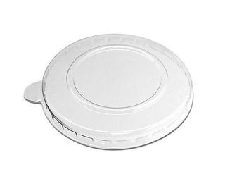 PET Lid 80mm To Fit Sugarcane Portion Sauce Cup Kraft PTUC004