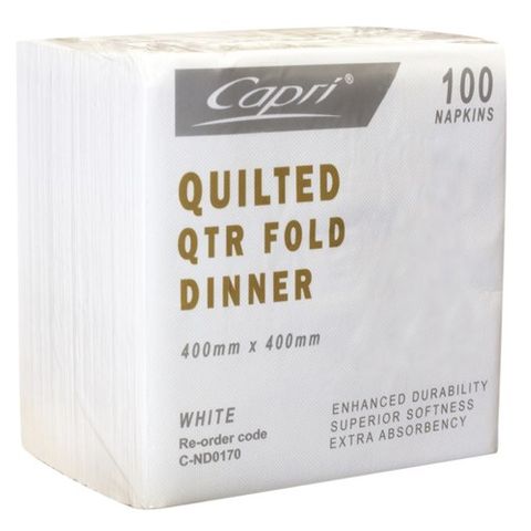 Eclipse Quilted Dinner Napkins 1/4 Fold Ctn 1000