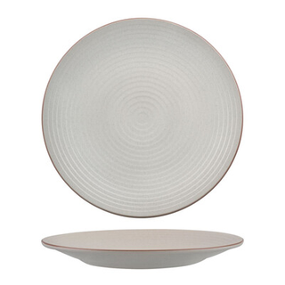 Zuma Mineral Round Coupe Ribbed Plate 310mm