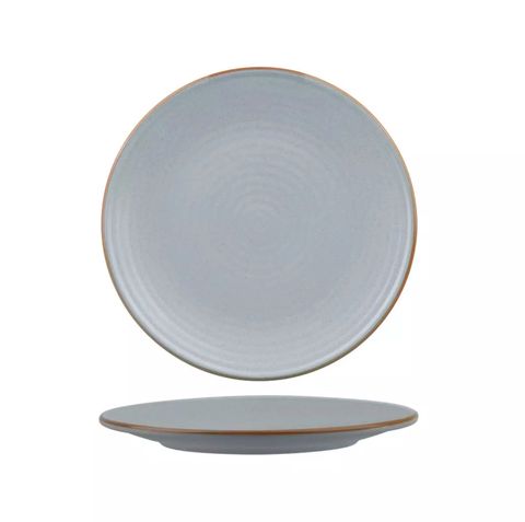 Zuma Bluestone Round Coupe Ribbed Plate 210mm