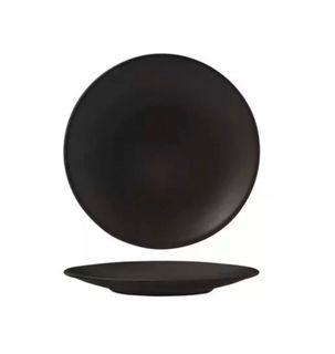 Zuma Charcoal Round Coupe Plate 180mm