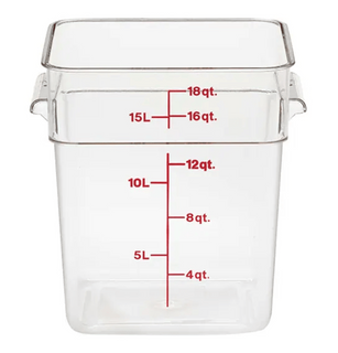 Cambro Camwear Clear Food Storage Container 17.2L