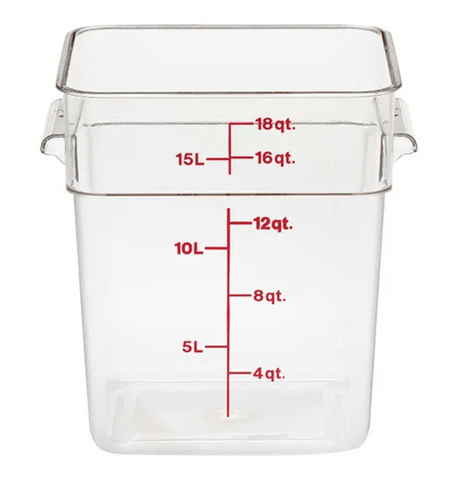 Cambro Camwear Clear Food Storage Container 17.2L