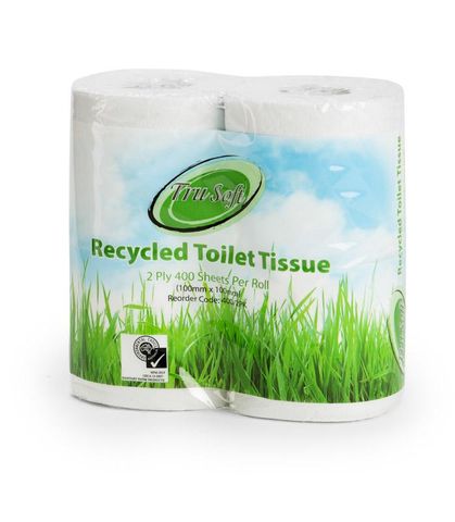 Toilet Tissue 2 Ply 400 Sht Poly Pack / 48
